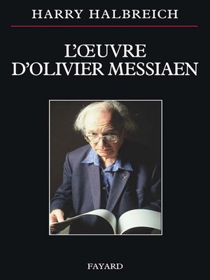 cover image of L'oeuvre d'Olivier Messiaen